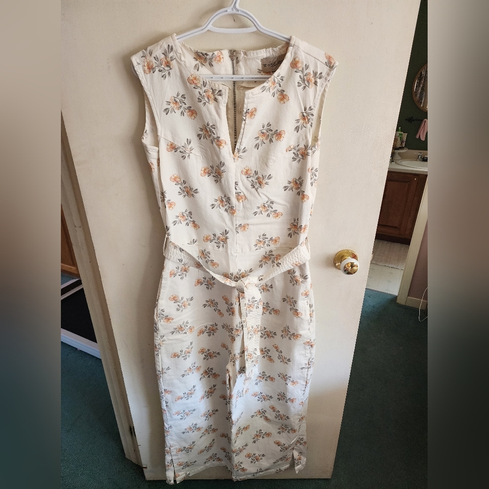 Floral Sleeveless Jumpsuit